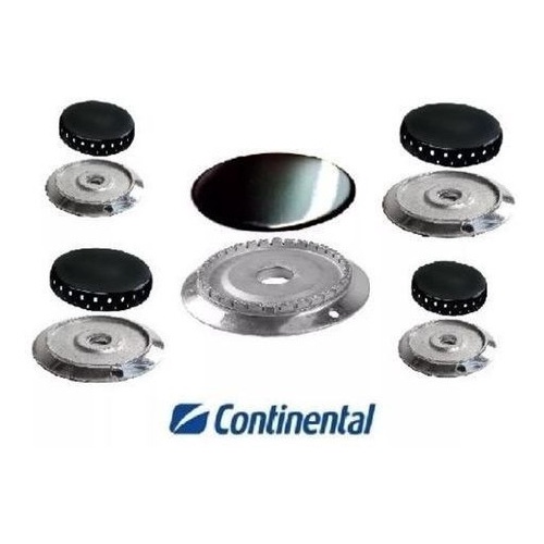 Kit Queimador Espalhador 5 Bocas Continental Novita Original