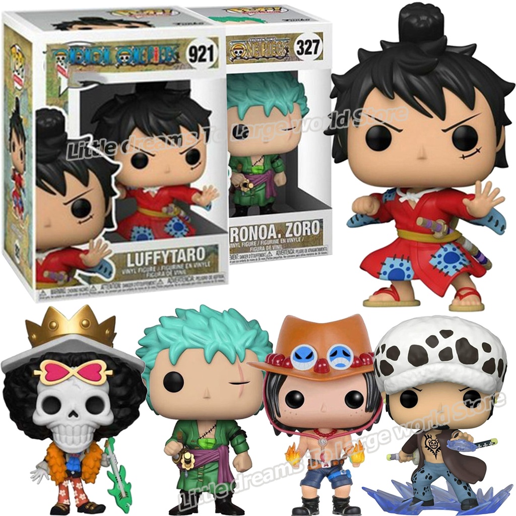 FUNKO POP One Piece Action Figure Zoro Lei Luffy Figura Bonecos