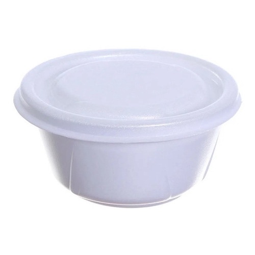 Pote Isopor Termico 500ml C/tampa C/50un Sopa, Caldo, Meiwa