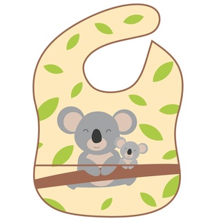Babador Impermeável Com Bolso Família Coala - Giro Baby