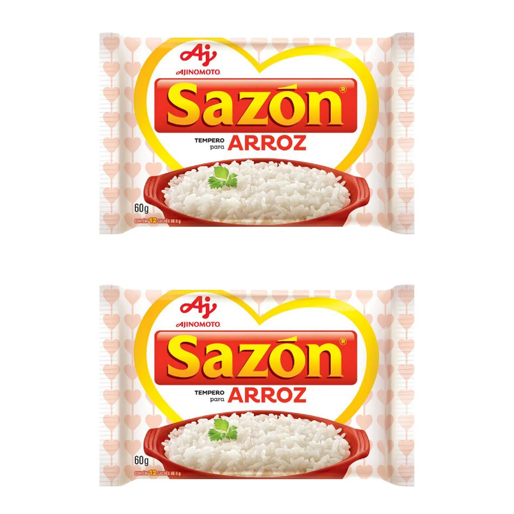 Tempero para Arroz Sazon 60g - 2 Unidades