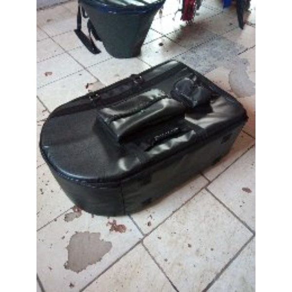 Semi case capa tuba conn 25j parte da máquina couro pelúcia
