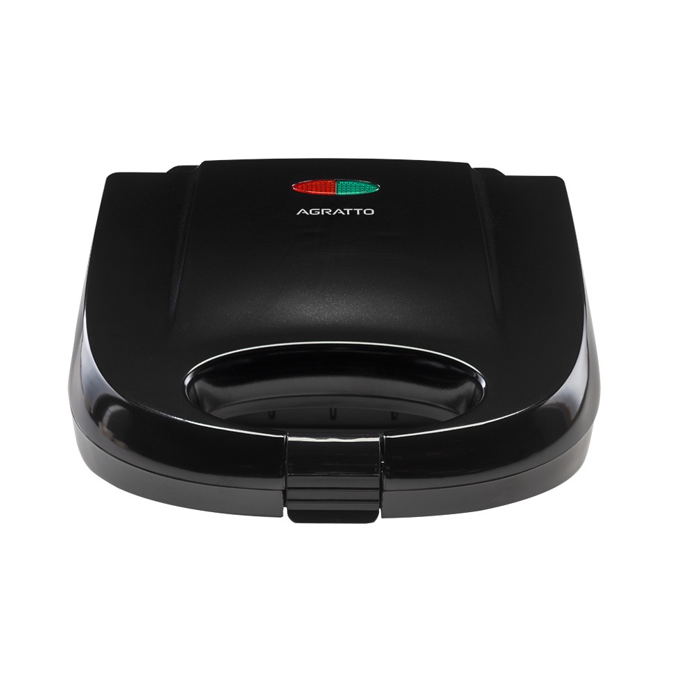 Sanduicheira Elétrica Chapa Grill Black 750W Alça Isotérmica e Trava na Alça Agratto