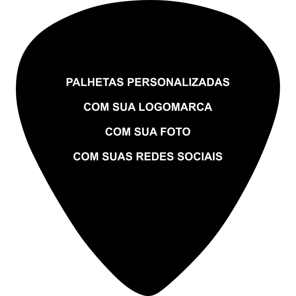 100 palhetas personalizadas com a sua logo marca em Oferta na Shopee