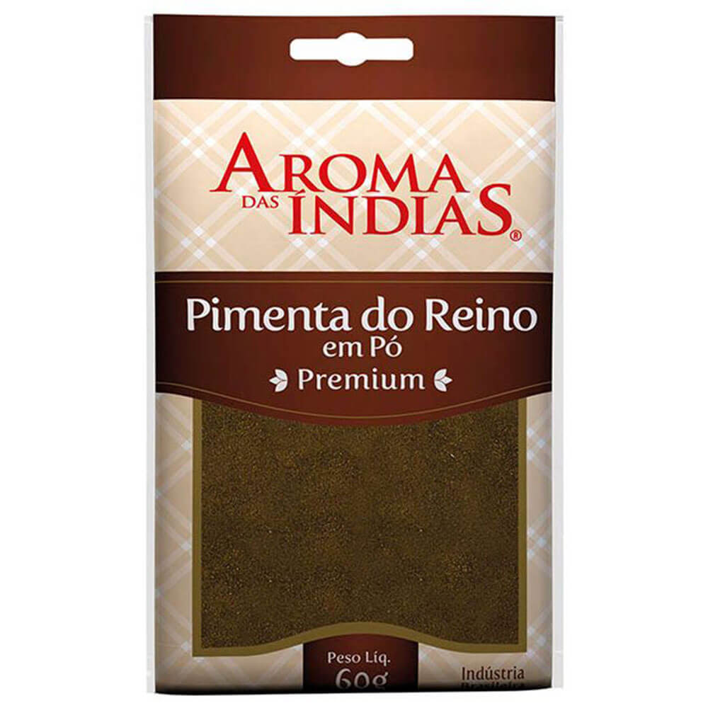 Pimenta do Reino em Pó 60g - Aroma das Índias