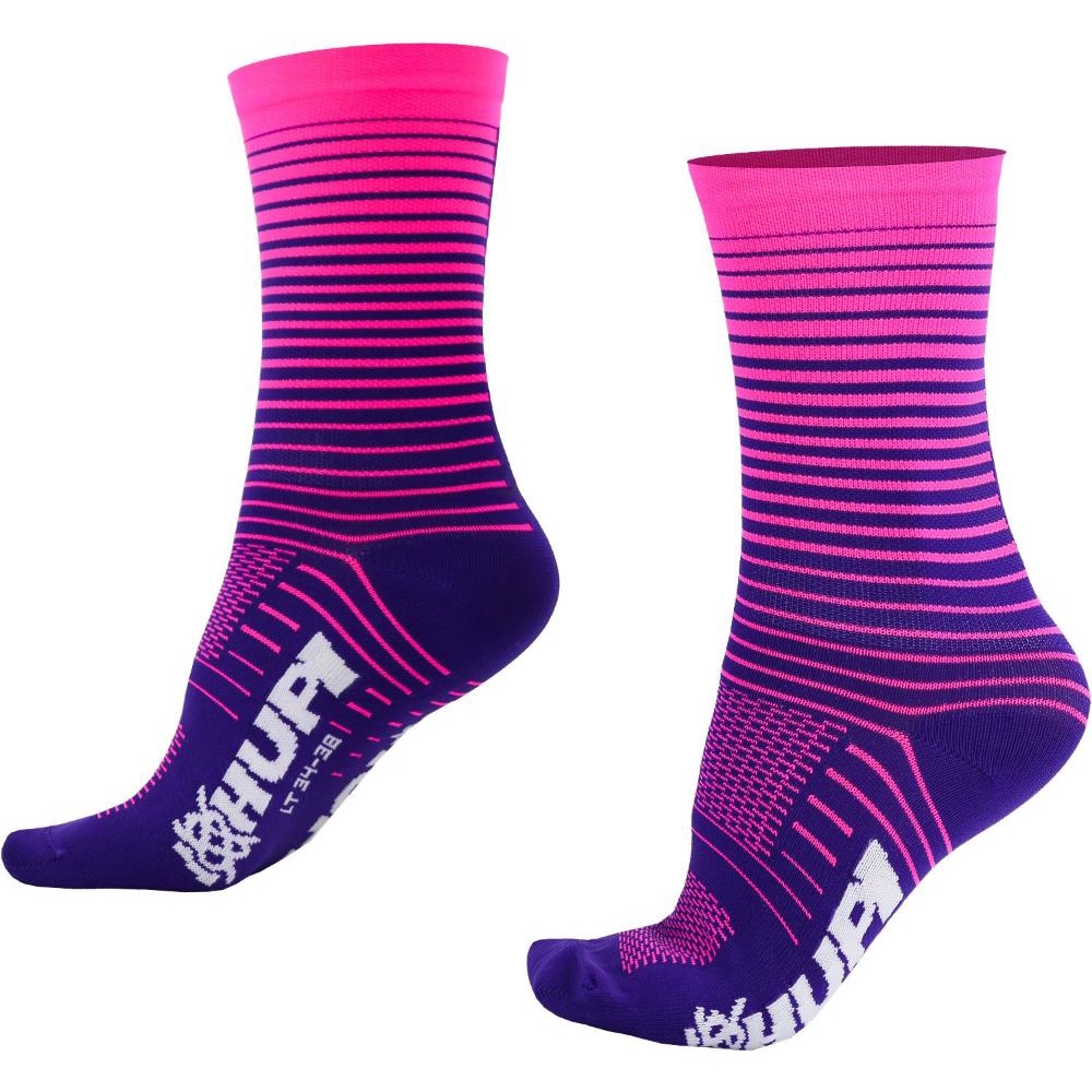 Meia HUPI Hyperline Roxo/Rosa - LT para pés menores 34-38
