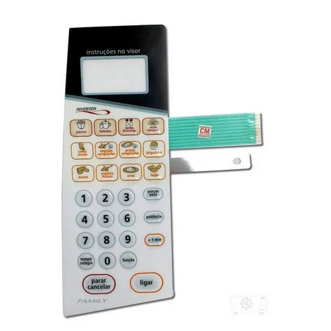 Membrana Teclado de Microondas Panasonic Nns65 - Nns 65 - Nn S65