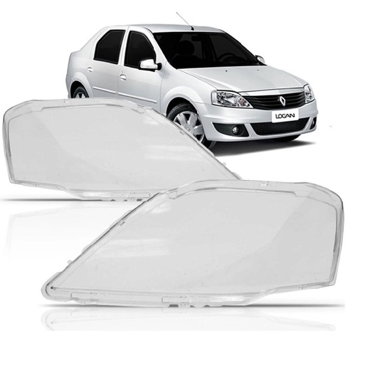 Lente Farol Principal Renault Logan 2011 2012 2013