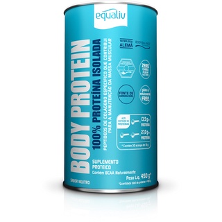 Body Protein - Neutro - 100% Proteína Isolada - Equaliv - Alta qualidade Premium