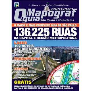 Guia Mapograf - São Paulo e Municípios 2020/2021 em Oferta na Shopee