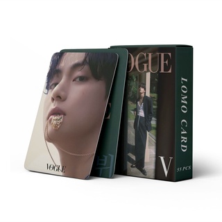 55pcs/Caixa BTS V Fotocartão 2022 Novo Cartão Postal LOMO (READY STOCK)