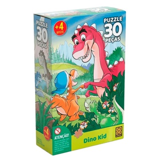 Puzzle 30 peças Dino Kid em Oferta na Shopee