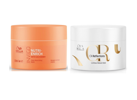 Wella Professionals Invigo Duo mascara Nutri-enrich + Oil Reflections 150ml em Oferta na Shopee