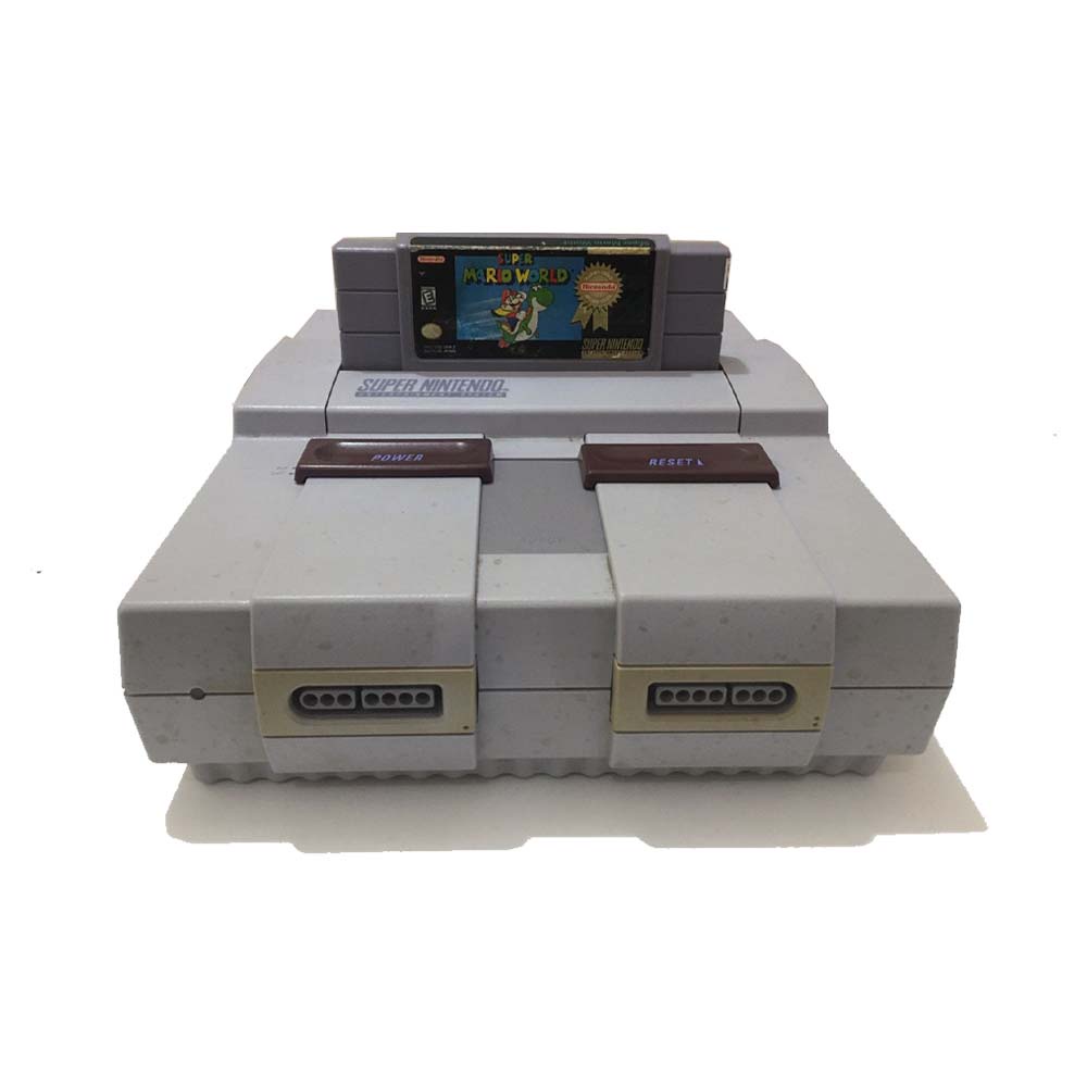 Console Super Nintendo + Fita Super Mario World Original | Shopee Brasil
