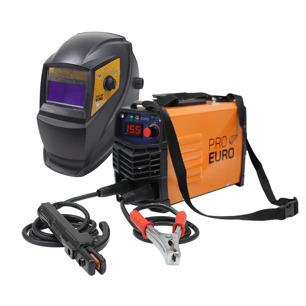 Máquina Solda Inversora Gp-155 A 110v + Máscara Automática 912 - Home & Living