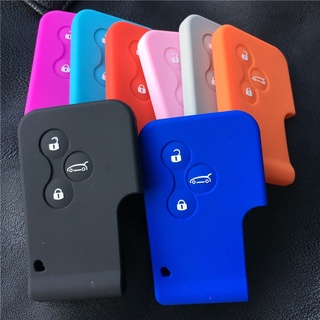 Capa De Silicone Para Chave De Carro De Borracha Renault Megane R.S . Cartão Scenic 3 Botões Do Tampa Da em Oferta na Shopee
