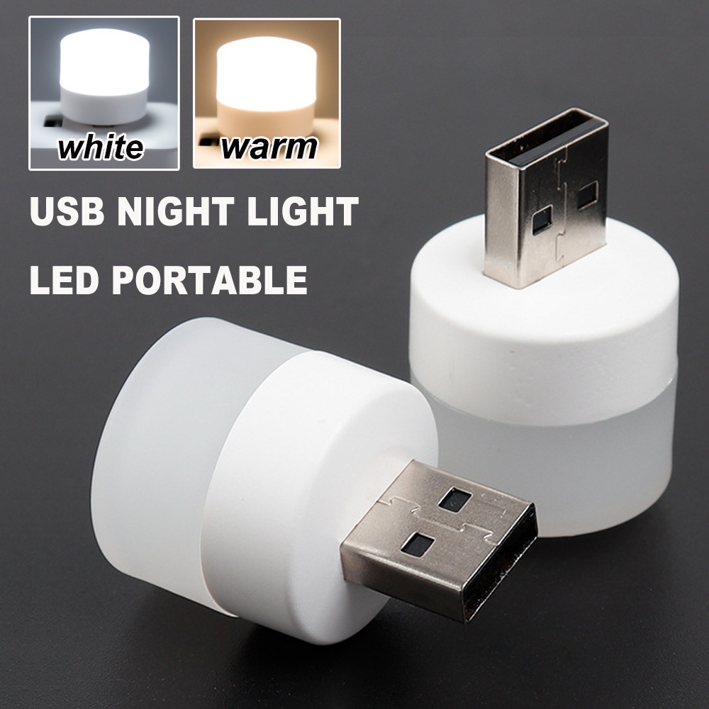 Lâmpada De Iluminação De Mesa Com Plugue USB Mini Night Light Computer Carregamento De Energia Móvel Lâmpadas De Livro Pequenas Leitura De Proteção Dos Olhos LED