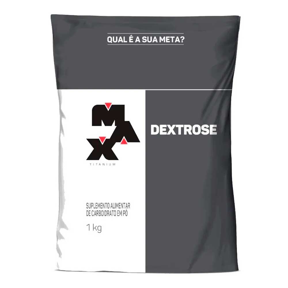 Dextrose 1kg Max Titanium - Repositor De Energia De Maneira Intensa E Rápida Acelera Recuração Muscular Pós Treino