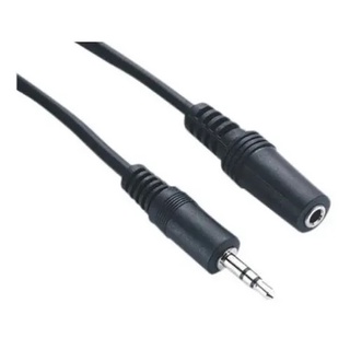 Cabo Extensor Extensao Fone P2 Macho X p2 Femea 5 Metros