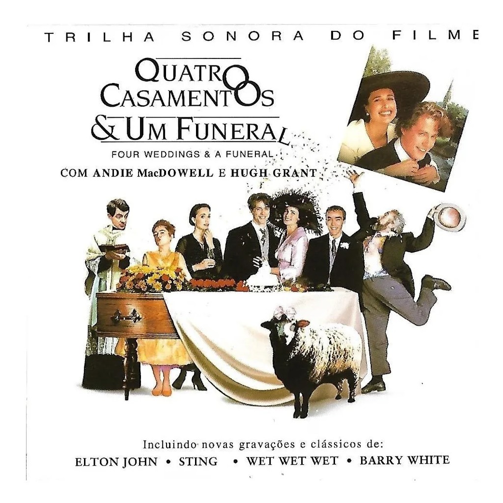 Cd - TRILHA SONORA Quatro Casamentos E UM Funeral - Wet Wet Wet, Barry White, SWING OUT SISTER