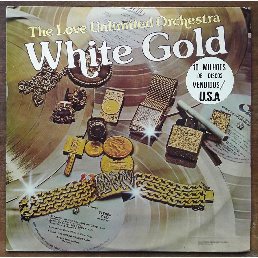Lp Barry White The Love Unlimited Orchestra White Gold 1975
