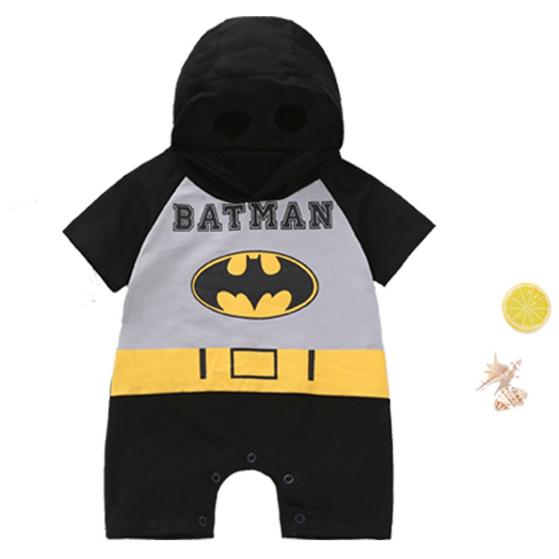 Roupa De Bebe Menino Batman Spiderman Superman Macacao Bebe Recem Nascido Trajes De Festa Dos Desenhos Animados Shopee Brasil