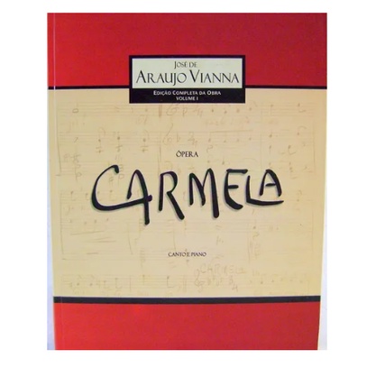 Livro: Ópera Carmela Canto E Piano - Autografado Pelo Autor