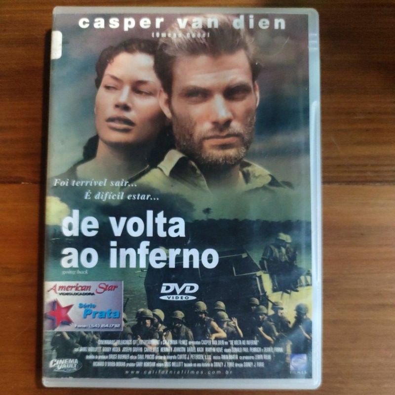 DVD Original De Volta ao Inferno - Casper Van Dien