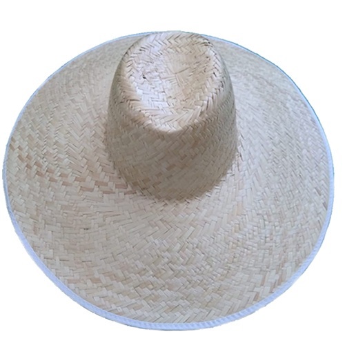 1 Chapéu de Palha Praia Sombreiro Surf Tipo Quicksilver P/ Personalizar DUPLO aba 14 cm