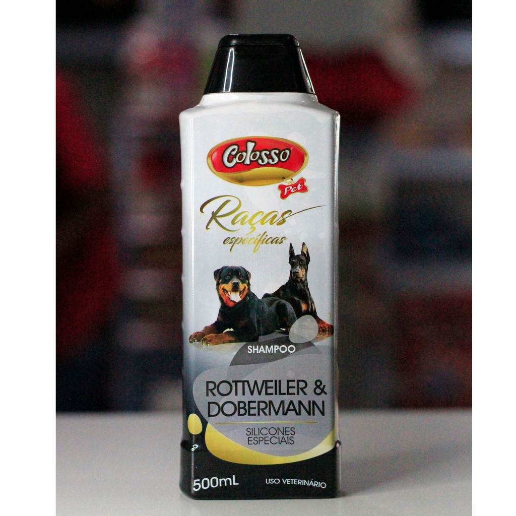 SHAMPOO RACAS COLOSSO PET ROTTWEILER DOBERMAN 500 ML Shopee Brasil