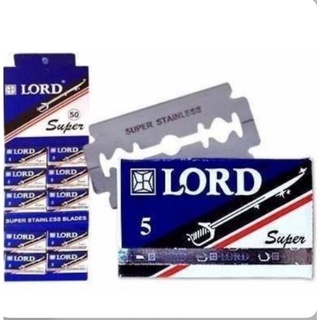 Lâminas De Barbear New Lord Azul 50 Un Navalia P/ Barbearias