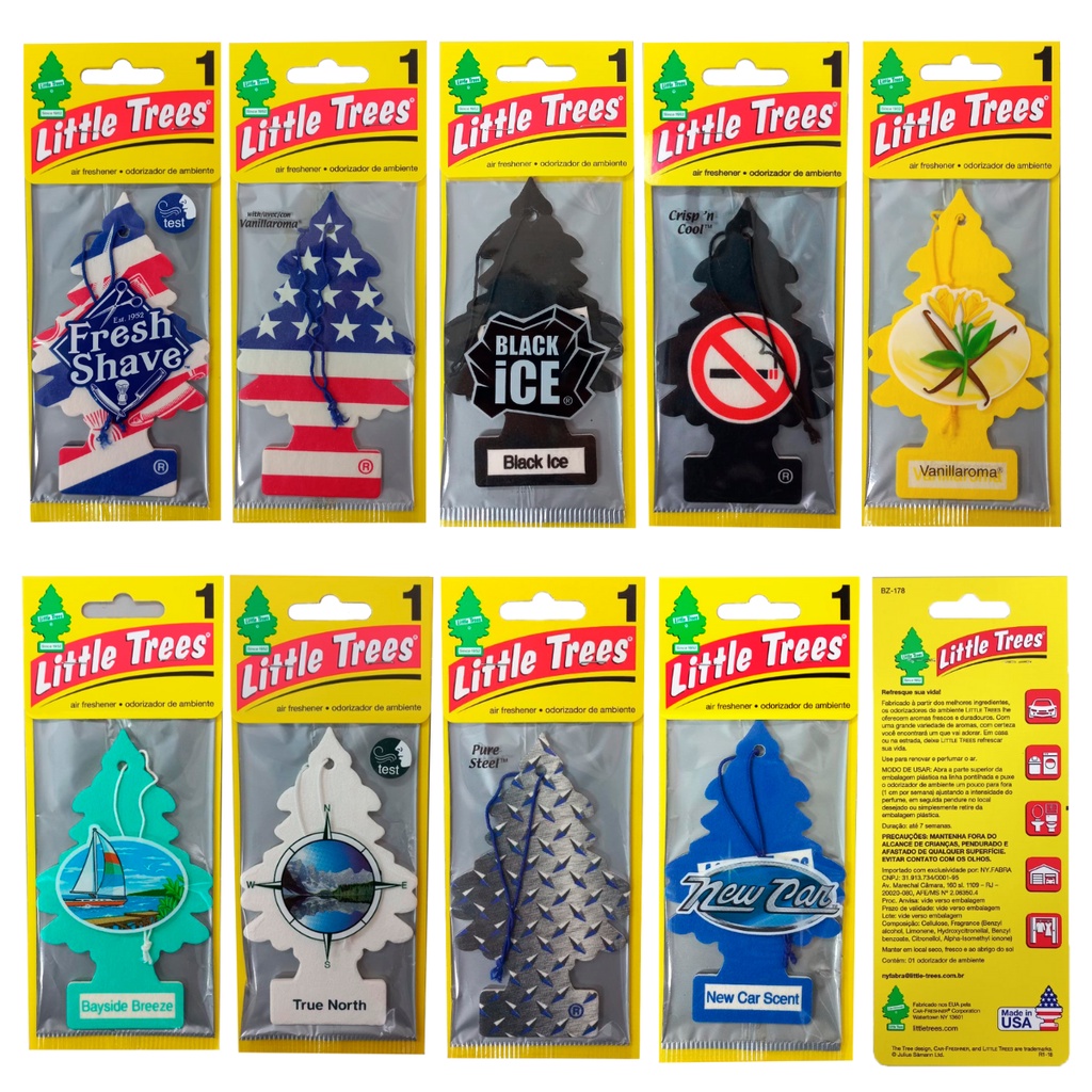 2 Little Trees Aromatizante Cheirinho Carro Diversos Aromas em Oferta na Shopee