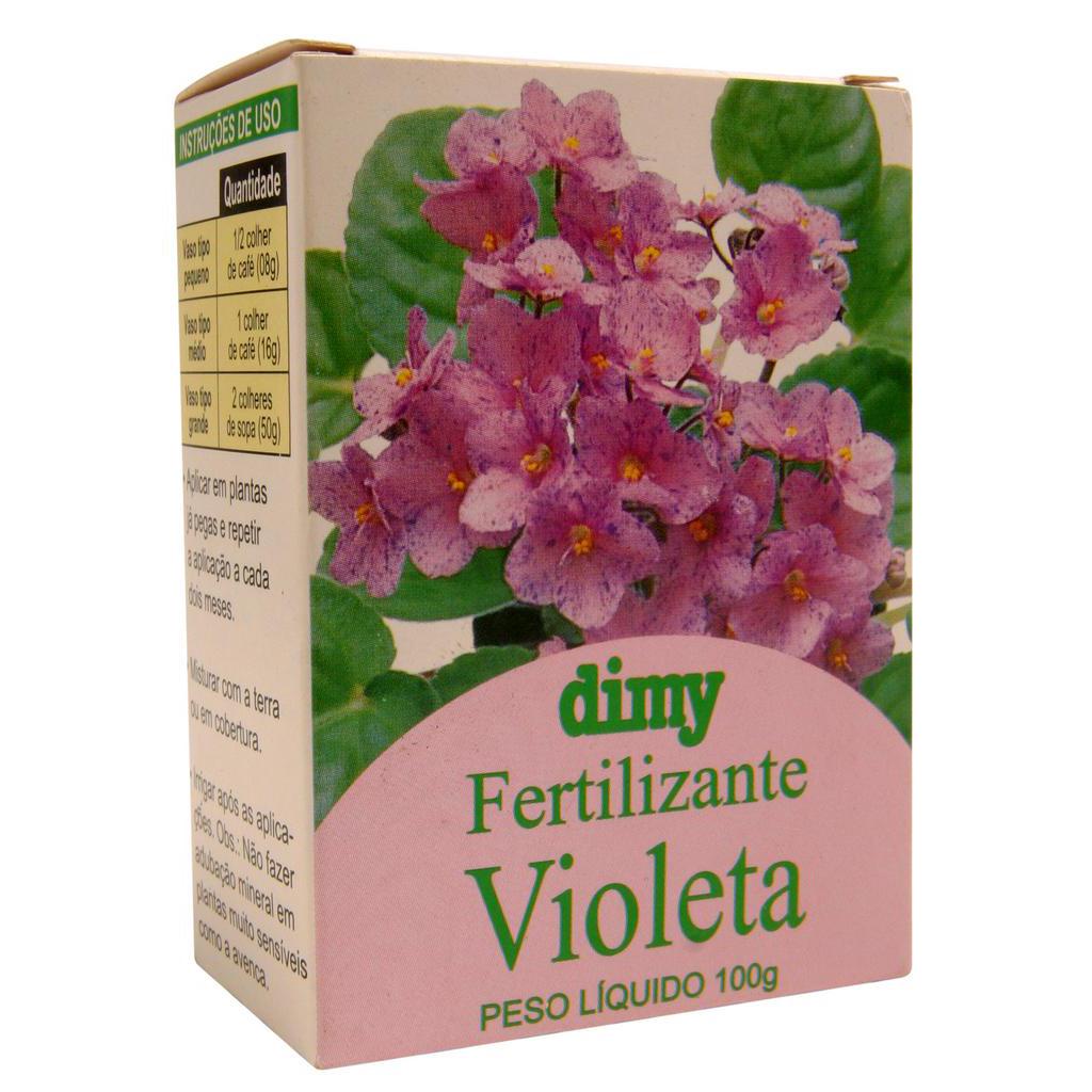Fertilizante Mineral Para Violetas Farelado 100g DIMY