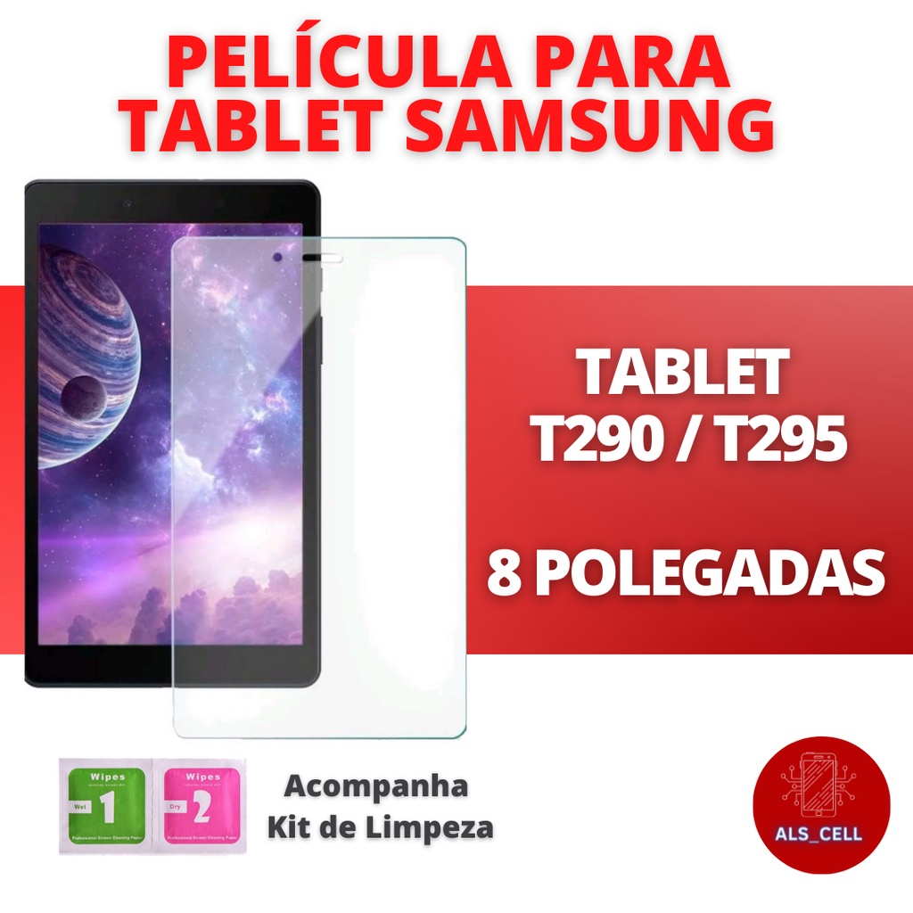 Película de Vidro para Tablet Samsung P290/T290/T295 - 8 Polegadas