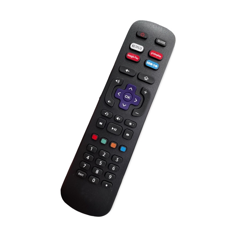 Controle Remoto compatível com Tv led smart Aoc, Philco Roku