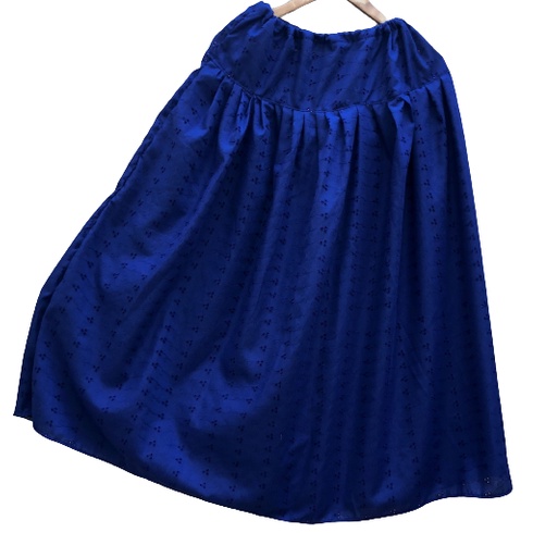 Saia Lese Azul Royal Umbanda Candomblé