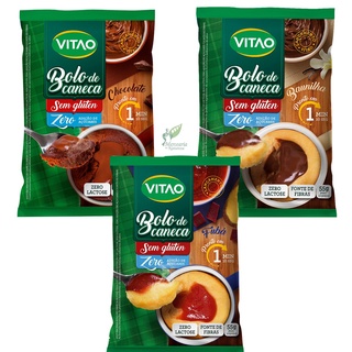 3x Bolo de Caneca Misto 55g - Vitao