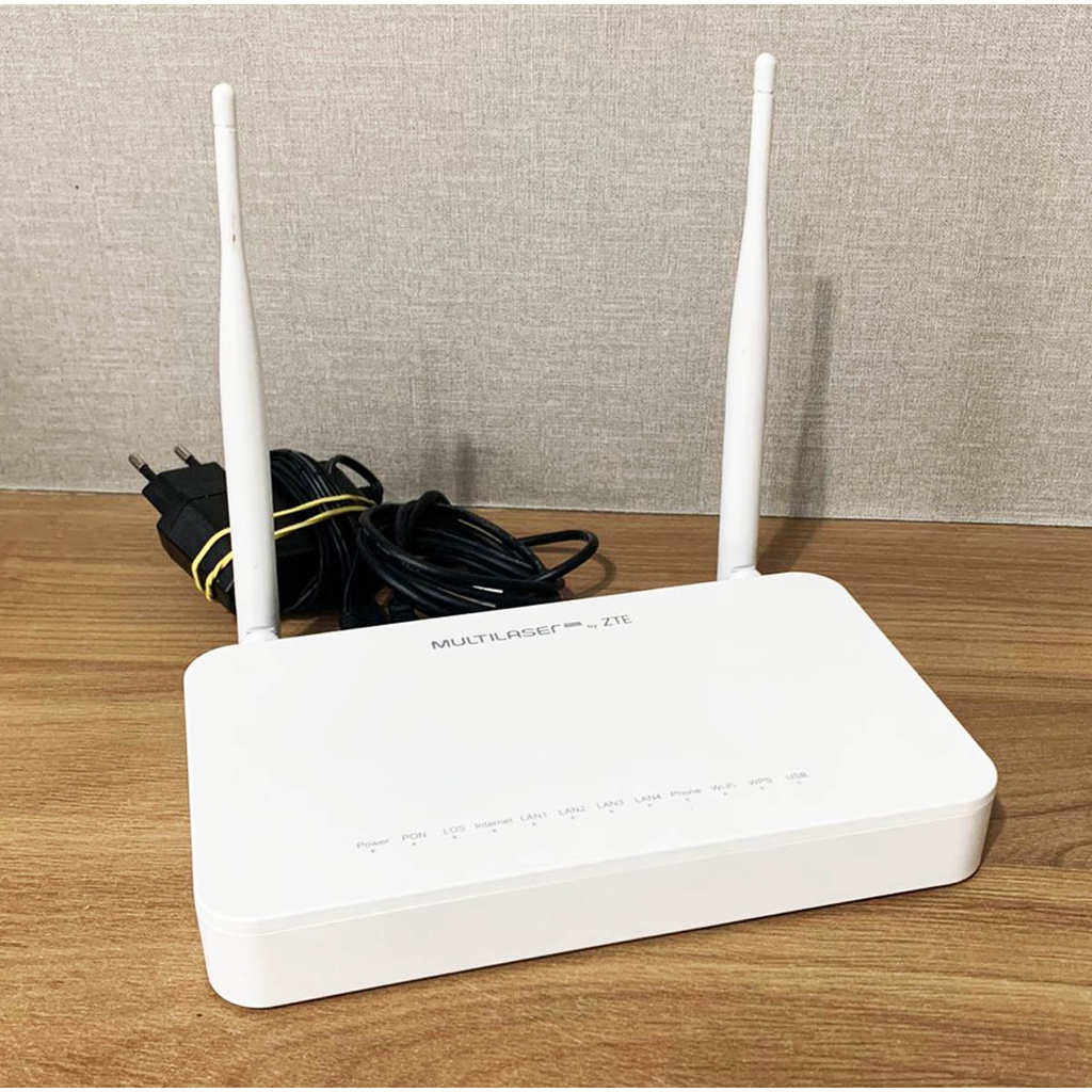 modem router multilaser zte onu gpon wifi f670l