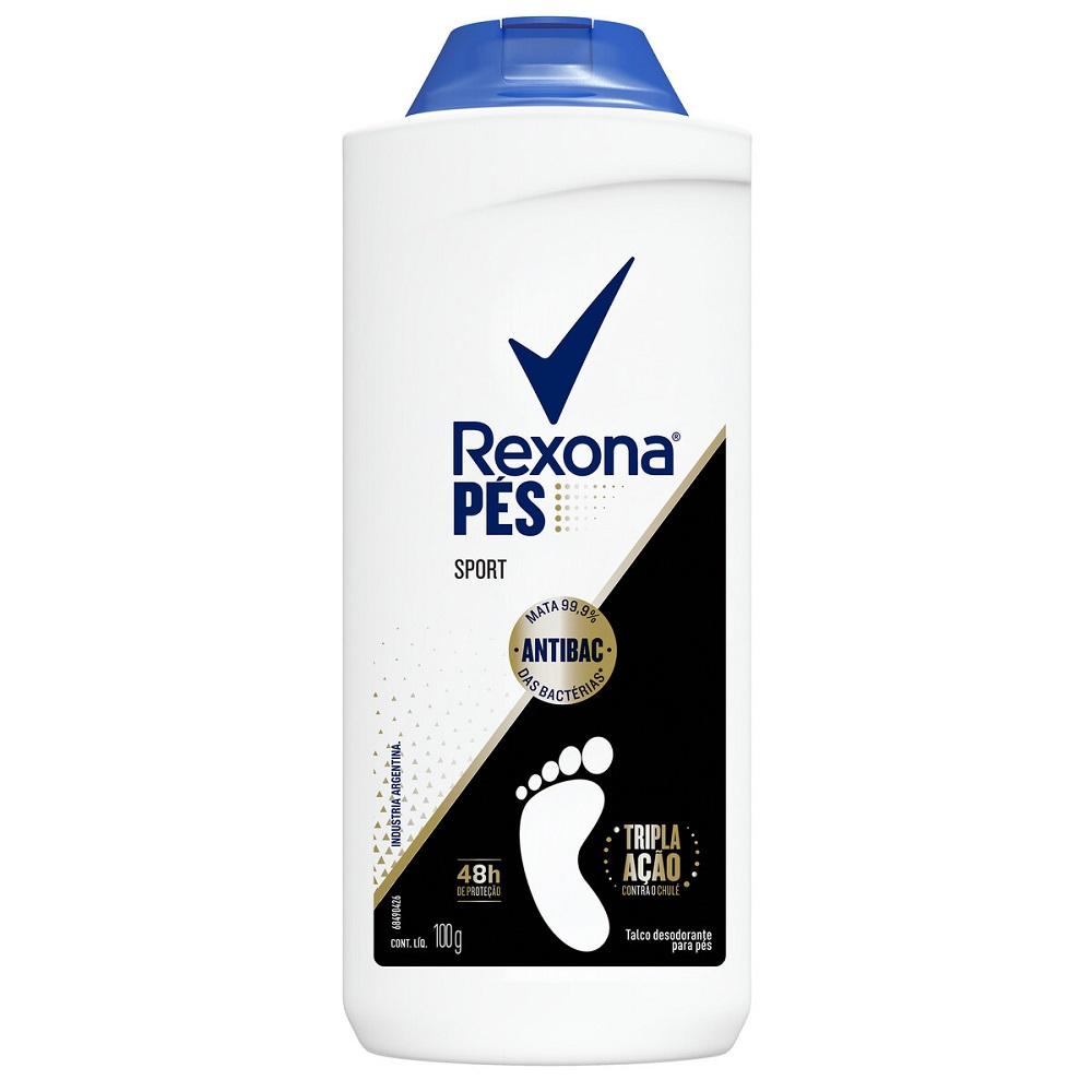 Talco Desodorante para os Pés Rexona Sport 100g em Oferta na Shopee