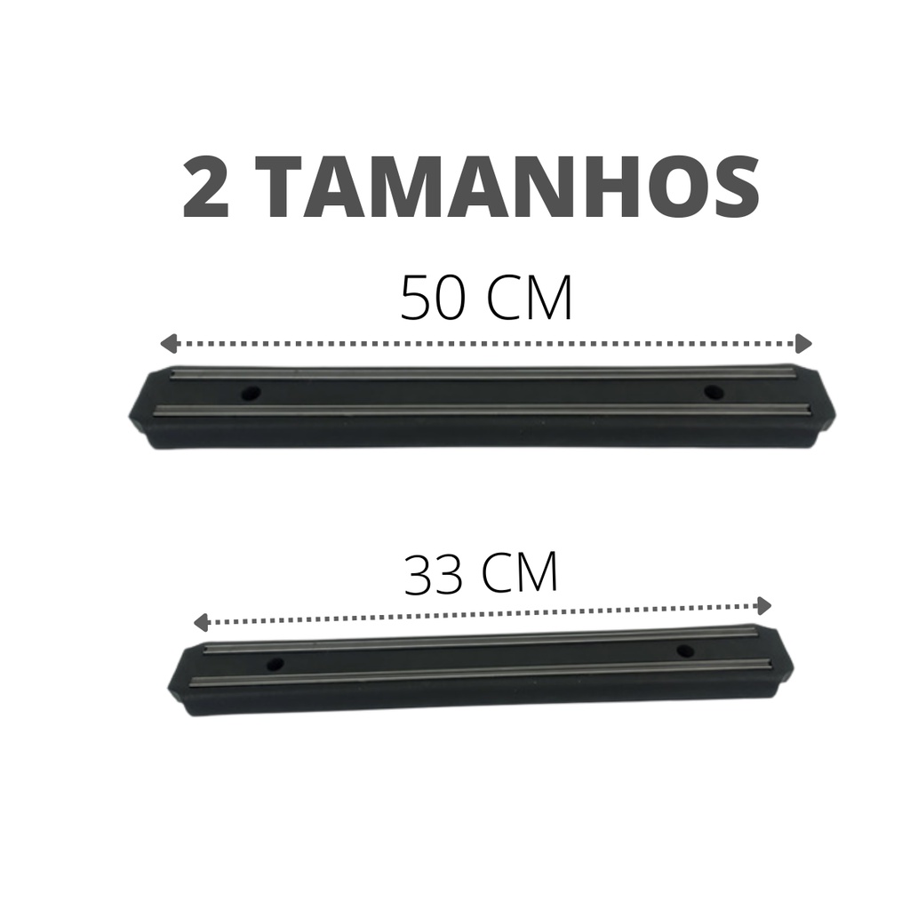 Barra Magnética Imã Para Facas e Ferramentas 50cm ou 33cm