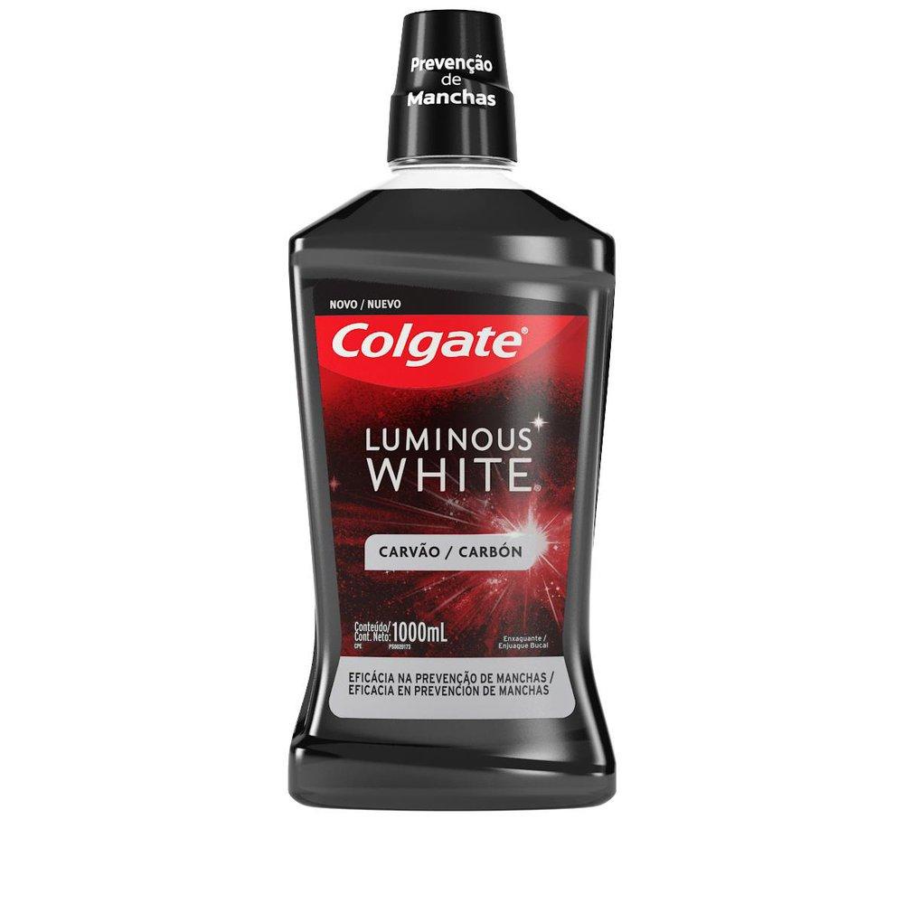 Enxaguante Bucal Colgate Luminous White Carvão 1 L em Oferta na Shopee