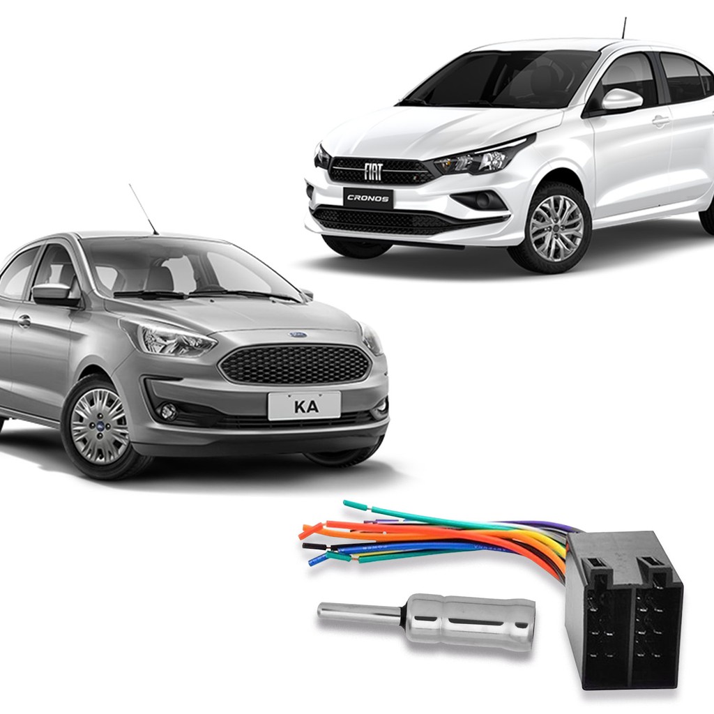 Chicote Universal ( Plug CB90B de Antena + Conector 16 Vias Macho ) em Oferta na Shopee