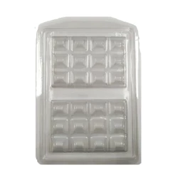 Forma de Acetato - Tablete 12 Gomos - Mod. FP137 - Crystal