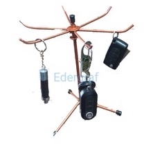 Expositor de Chaveiros, Porta Chaveiros E Meieiro Aranha Bijuterias Giratório Ferro na cor Rose