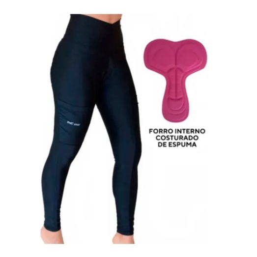Calça Feminina de Ciclismo Forro em Espuma Bike Ciclistas Be Fast