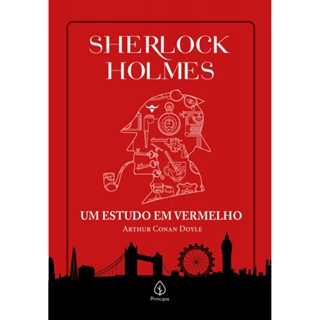 Livro - Sherlock Holmes - Um estudo em vermelho - Capa dura - Principis em Oferta na Shopee