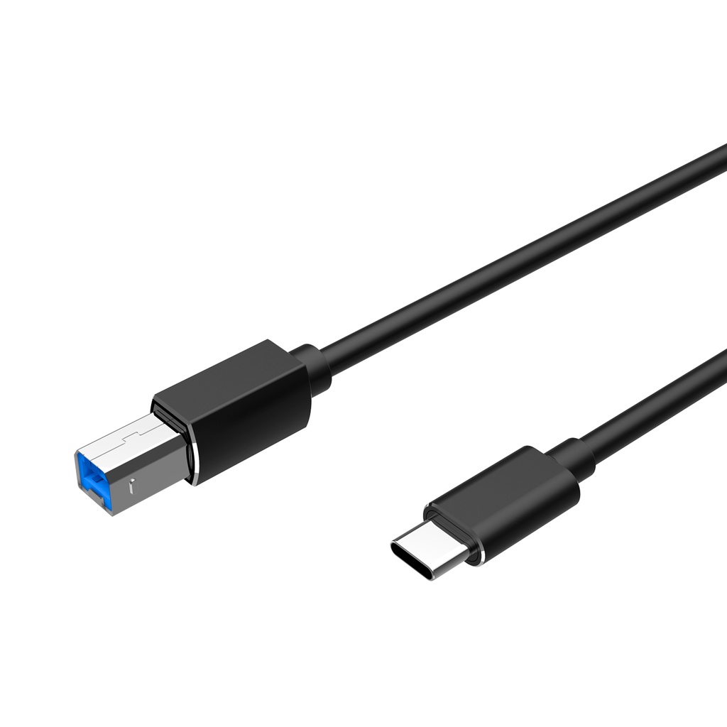 Cabo Para Impressora USB-C Para USB-B 2M Macbook Chromebook