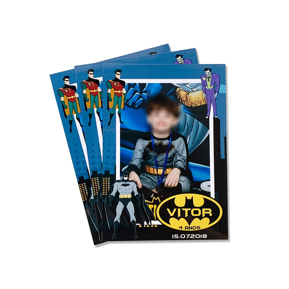 Imã Aniversário Batman - 7x10 cm