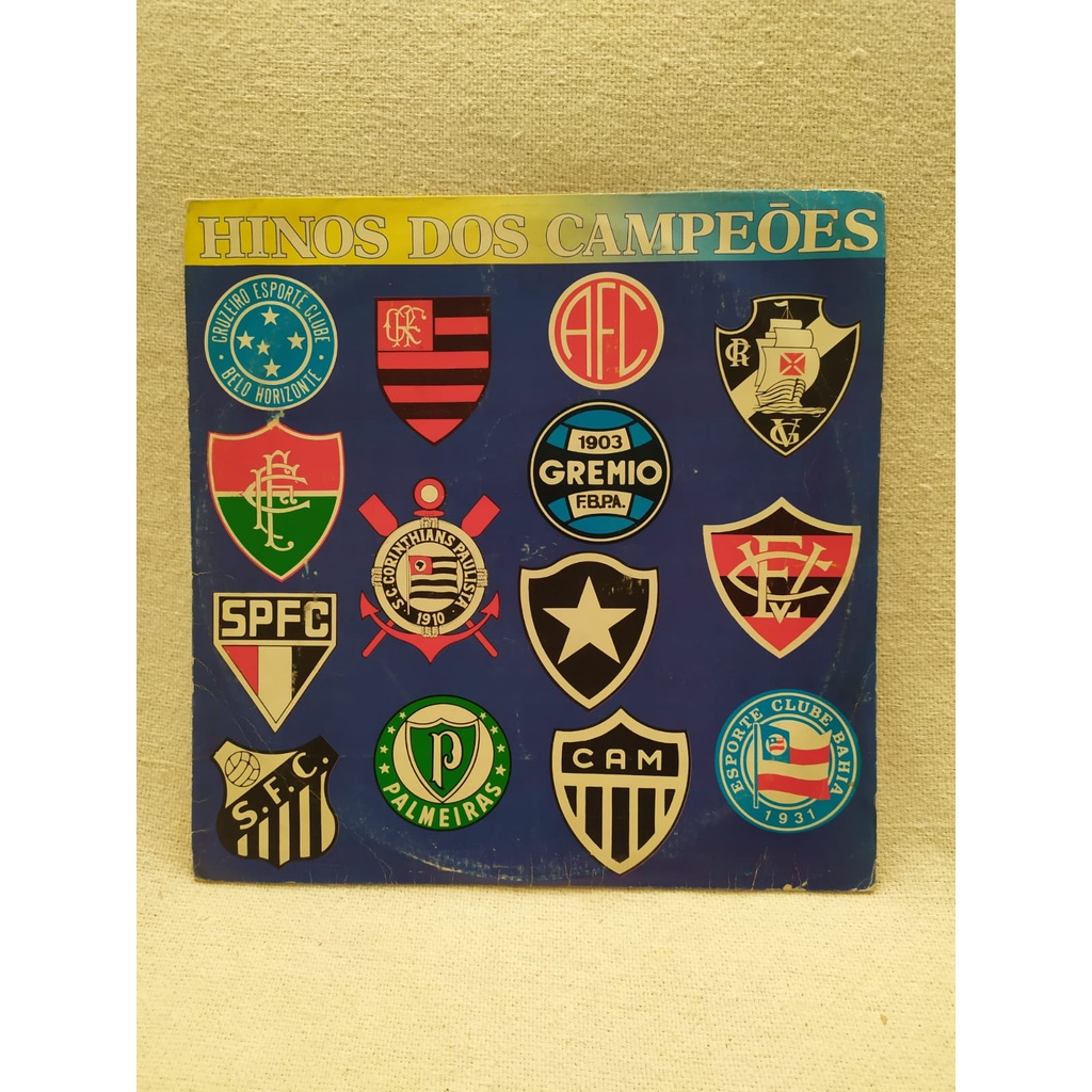 Lp Disco Vinil Hino dos Campeões - 1977