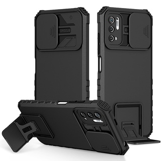 Para Xiaomi Poco M3 Pro 5G Capa De Proteção À Prova De Choque Push Pull Camera